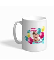 BK Gift Kişiye Özel İyi Ki Doğdun Tasarımlı Beyaz Kupa Bardak - 1