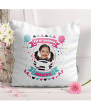 BK Gift Kişiye Özel İyi Ki Doğdun Tasarımlı Beyaz Yastık - 2