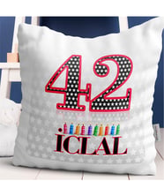 BK Gift Kişiye Özel Doğum Günü Tasarımlı Dekoratif Beyaz Yastık - 2