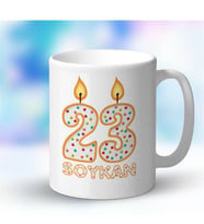 BK Gift Kişiye Özel Doğum Günü Tasarımlı Beyaz Kupa Bardak - 3