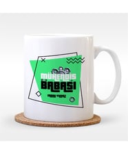 BK Gift Kişiye Özel Mühendis Babası Tasarımlı Beyaz Kupa Bardak - 2