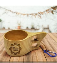 BK Gift Kişiye Özel Kuksa Ahşap Bardak