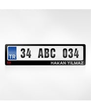 BK Gift Kişiye Özel İsimli Dodge Logolu Plakalık