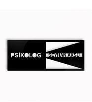 BK Gift Kişiye Özel Psikolog Duvar & Kapı İsimliği (Model 2)