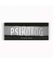 BK Gift Kişiye Özel Psikolog Duvar & Kapı İsimliği (Model 11)
