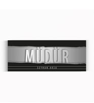 BK Gift Kişiye Özel Müdür Duvar & Kapı İsimliği (Model 11)