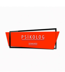 BK Gift Kişiye Özel Psikolog Duvar & Kapı İsimliği (Model 10) Sarı - Turkuaz - Turuncu) Turuncu