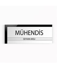 BK Gift Kişiye Özel Mühendis Duvar & Kapı İsimliği (Model 6)