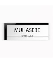 BK Gift Kişiye Özel Muhasebe Duvar & Kapı İsimliği (Model 6)