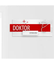 BK Gift Kişiye Özel Mesleki Doktor Duvar & Kapı İsimliği (Model 1-2)
