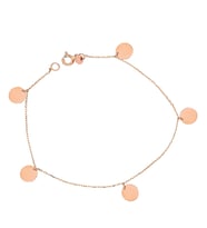 Rose Altın Plaka Bileklik SV0055