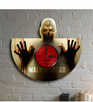 BK Gift Kişiye Özel The Walking Dead Tasarımlı Dekoratif Ahşap Duvar Saati - 2