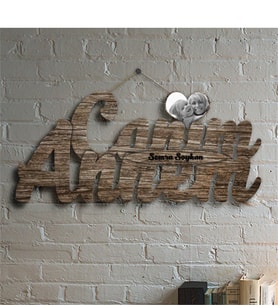 BK Gift Kişiye Özel Canım Annem Tasarımlı Resimli Ahşap Duvar Levhası (Model 1-4)