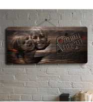 BK Gift Kişiye Özel Canım Annem Tasarımlı Resimli Ahşap Duvar Levhası - 3