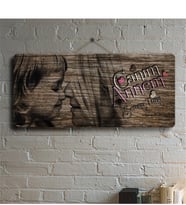 BK Gift Kişiye Özel Canım Annem Tasarımlı Resimli Ahşap Duvar Levhası - 1