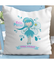 BK Gift Kişiye Özel Evin Perisi Beyaz Yastık - 4