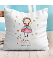BK Gift Kişiye Özel Evin Perisi Beyaz Yastık - 3
