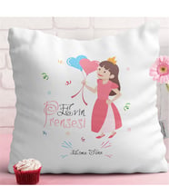 BK Gift Kişiye Özel Evin Prensesi Beyaz Yastık - 3