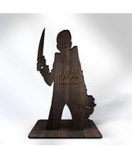 BK Gift Kişiye Özel Psycho Ahşap Biblo - 3