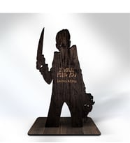 BK Gift Kişiye Özel Psycho Ahşap Biblo - 2
