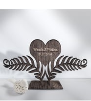 BK Gift Kişiye Özel İsimli Yaprak Filizi Ahşap Biblo - 5