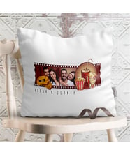 BK Gift Kişiye Özel Fotoğraflı Film Şerit Retro Beyaz Yastık - 2