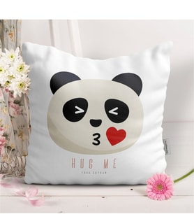 BK Gift Kişiye Özel Sarıl Bana Beyaz Yastık - 6