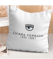 BK Gift Kişiye Özel Chiara Ferragni Beyaz Yastık