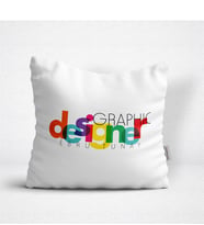 BK Gift Kişiye Özel Grafik Tasarımcı Temalı Dekoratif Beyaz Yastık - 4