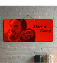 BK Gift Kişiye Özel Fotoğraflı Ahşap Duvar Levhası - 4