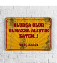 BK Gift Kişiye Özel Retro Sokak Tabelası Tasarımlı Ahşap Duvar Levhası (Duvar Yazılı) 2