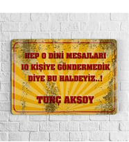 BK Gift Kişiye Özel Retro Sokak Tabelası Tasarımlı Ahşap Duvar Levhası (Duvar Yazılı) 1