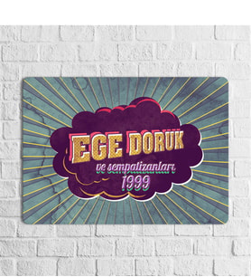 BK Gift Kişiye Özel Retro Ahşap Duvar Levhası (Duvar Yazılı) 2
