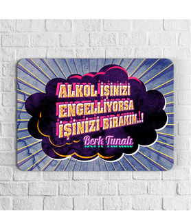BK Gift Kişiye Özel Retro Ahşap Duvar Levhası (Duvar Yazılı) 1