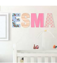 BK Gift Kişiye Özel İsimli Çocuk & Bebek Odası Ahşap Duvar Yazısı - 1