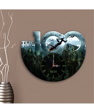 BK Gift Kişiye Özel The 100 Tasarımlı Dekoratif Ahşap Duvar Saati
