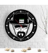 BK Gift Kişiye Özel Breaking Bad Tasarımlı Ahşap Duvar Saati - 3