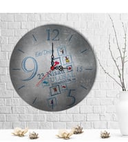 BK Gift Kişiye Özel 23 Nisan Tasarımlı Ahşap Duvar Saati (30 Cm.) - 5