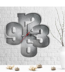 BK Gift Kişiye Özel Farklı Tasarım Ahşap Duvar Saati - 26