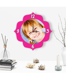 BK Gift Kişiye Özel Dekoratif Çocuk Duvar Saati - (K-87)