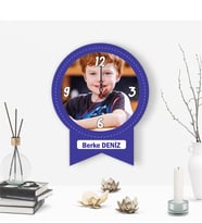 BK Gift Kişiye Özel Dekoratif Çocuk Duvar Saati - (E-67)