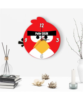 BK Gift Kişiye Özel Dekoratif Çocuk Duvar Saati - (A-57)