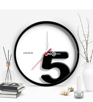 BK Gift Kişiye Özel Farklı Tasarım Ahşap Duvar Saati (30 Cm.) - 22