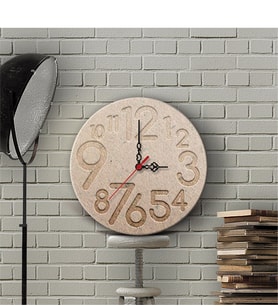 BK Gift Kişiye Özel Deniz Kumu Tasarımlı Ahşap Duvar Saati (30 Cm.)