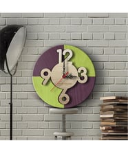 BK Gift Kişiye Özel 3 Boyutlu Kabartma Tasarımlı Ahşap Duvar Saati (30 Cm.)