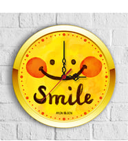 BK Gift Kişiye Özel Emoji Tasarımlı Ahşap Duvar Saati (30 Cm.) - 10