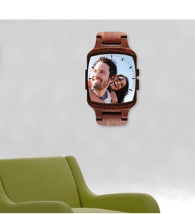 BK Gift Kişiye Özel Dekoratif Duvar Saati (Resim Baskısı Dahil) Model - K1