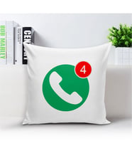 BK Gift Kişiye Özel Cevapsız Çağrı Beyaz Yastık