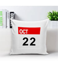 BK Gift Kişiye Özel Takvim Beyaz Yastık