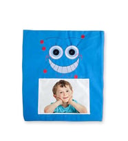 BK Gift Kişiye Özel Mavi Sünger Boby Yastık
